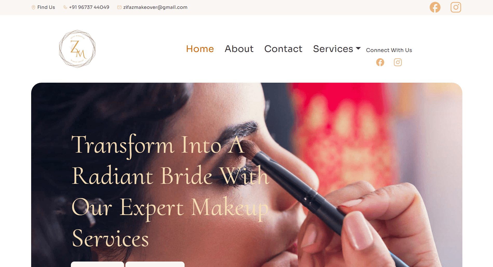 Zifaz Makeover Portfolio Website